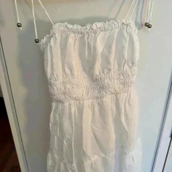 ELAN Smocked Cover-Up Midi Dress - Picture 5 of 7